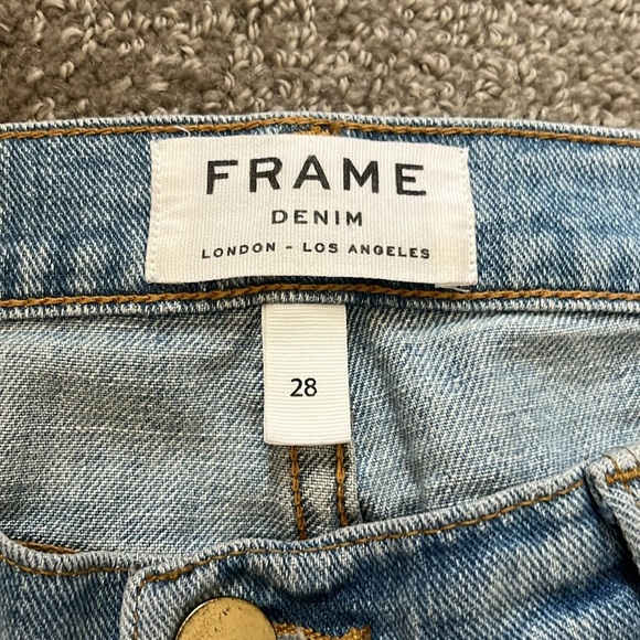 Frame Denim Le Garçon Size 28 - Picture 2 of 11